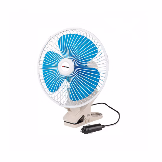 Gute Qualität, kleiner, wiederaufladbarer Solar-DC-12-Volt-Autoventilator für Autos