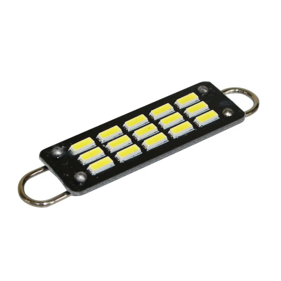 12V 44mm LED Soffitte T-Typ mit Schlaufe für den Autoinnenraum