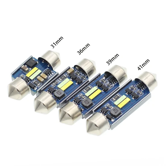 Zweifarbige Festoon-31-mm-Auto-Lese-Innenleuchte in Weiß/Eisblau