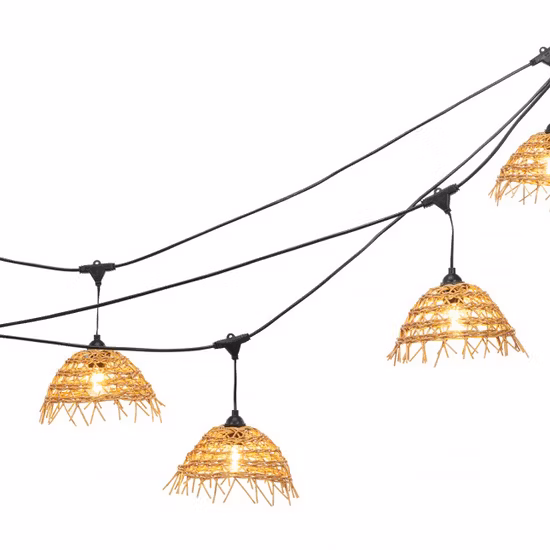 LED-Girlandenleuchte im Boho-Stil